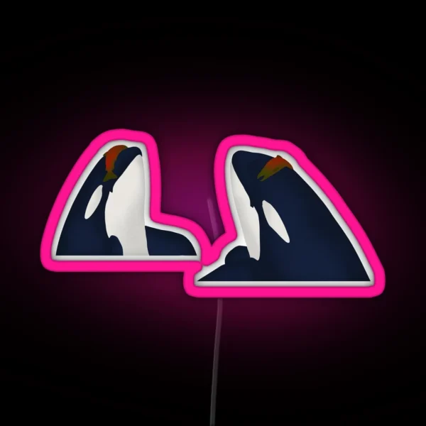 On Tuesdays We Wear Salmon RGB Neon Sign