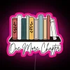 one more chapter rgb neon sign pink