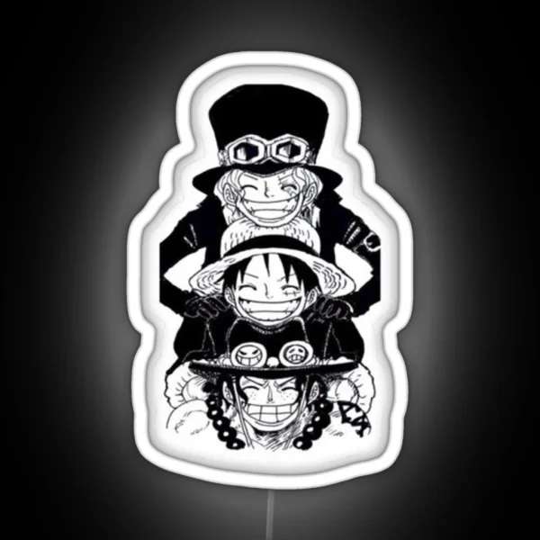 ONE PIECE Led MONKEY D LUFFY Led ACE Led SANJI Led RGB Neon Sign