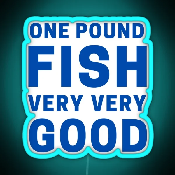 One Pound Fish RGB Neon Sign