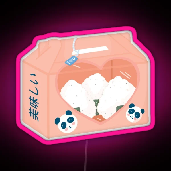 Onigiri Box RGB Neon Sign