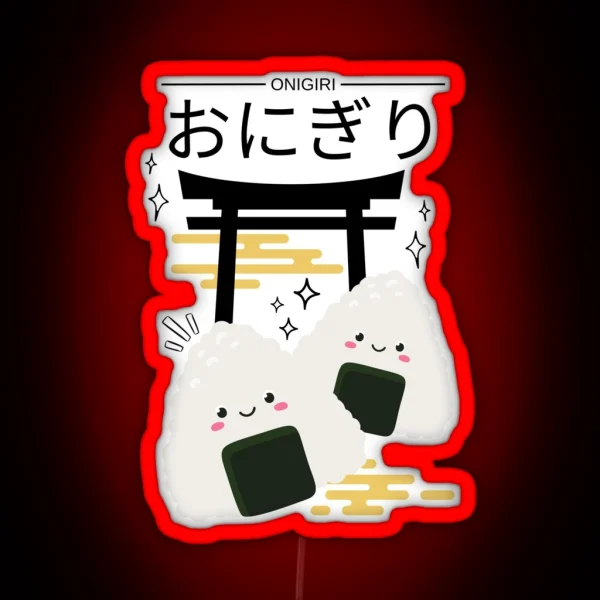 Onigiri RGB Neon Sign