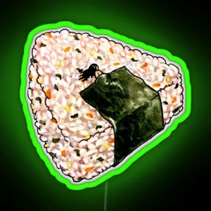 Onigiri Snooze RGB Neon Sign