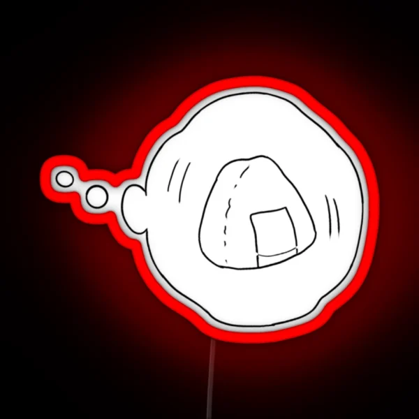 Onigiri Thoughts RGB Neon Sign