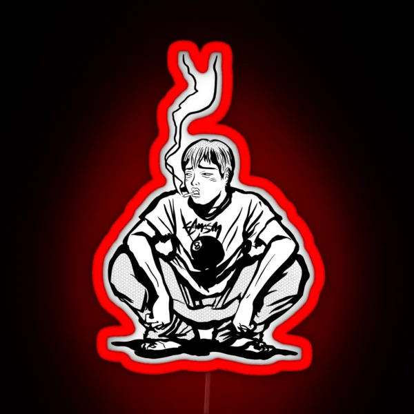 ONIZUKA GTO GREAT TEACHER ONIZUKA TUXEDO CIGARETTE RGB Neon Sign
