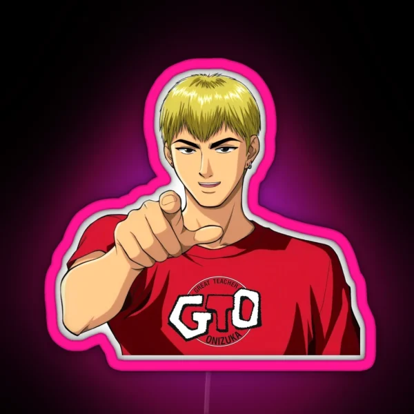 Onizuka GTO RGB Neon Sign