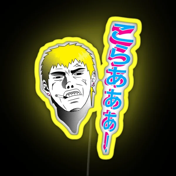 Onizuka Koraaa Heeey RGB Neon Sign