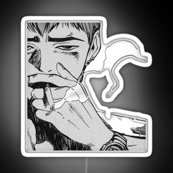 Onizuka Smoking RGB Neon Sign