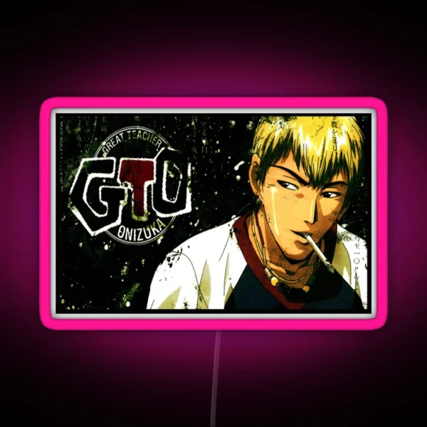 ONIZUKA THE GREAT PROFESSOR GTO RGB Neon Sign