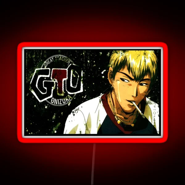 ONIZUKA THE GREAT PROFESSOR GTO RGB Neon Sign