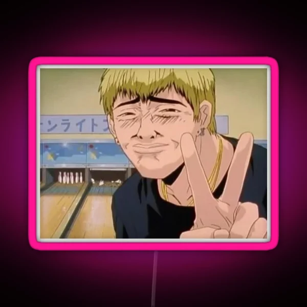 Onizuka Wishes You Peace RGB Neon Sign