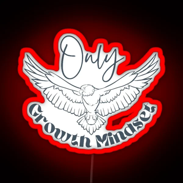 Only Growth Mindset RGB Neon Sign