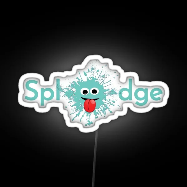 Onomatopoeia Splodge Design Sounds Like It S RGB Neon Sign