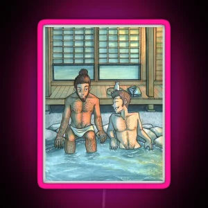 Onsen Getaway RGB Neon Sign