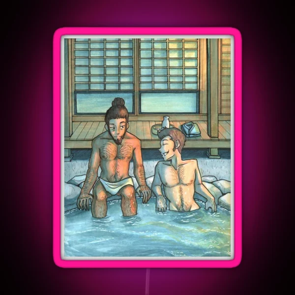 Onsen Getaway RGB Neon Sign