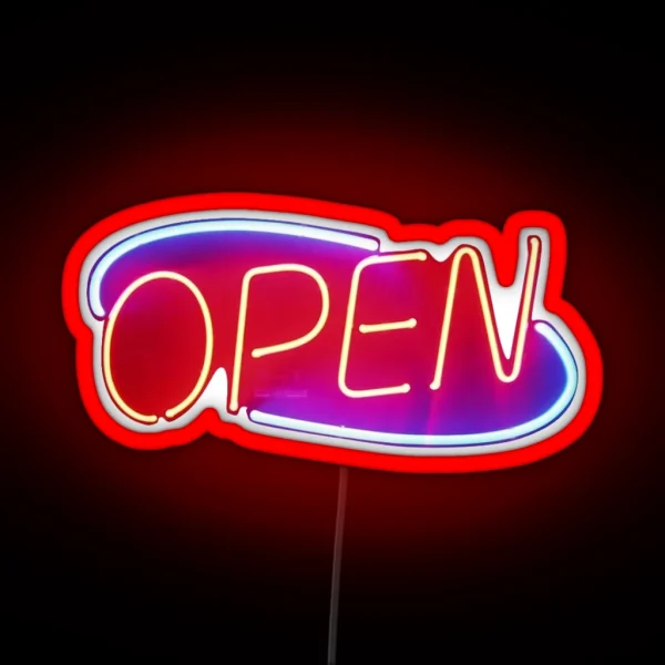 Open Led Sign RGB Neon Sign