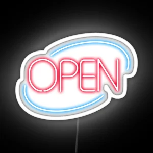 Open Sign RGB Neon Sign