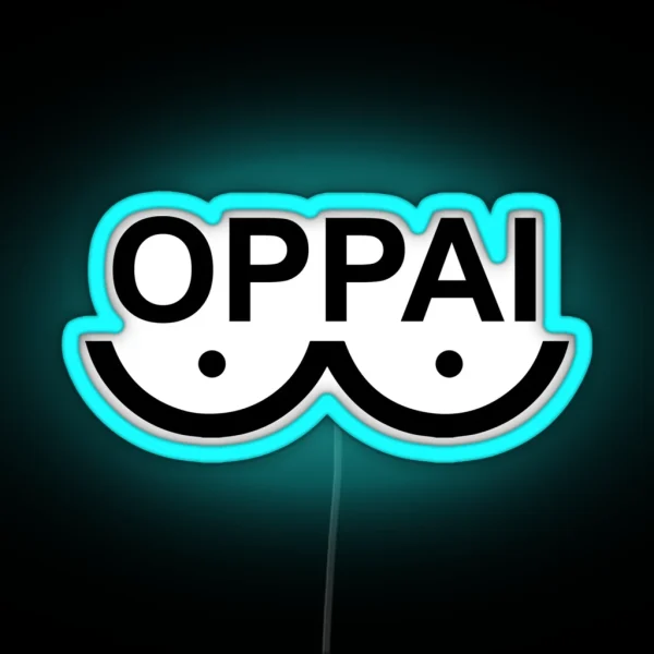 Oppai RGB Neon Sign