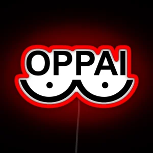 Oppai RGB Neon Sign