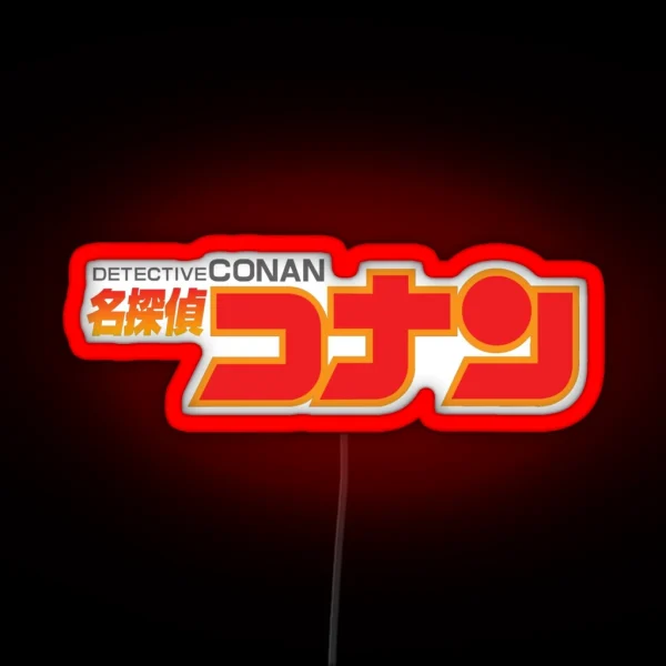 Orange Conan Logo RGB Neon Sign