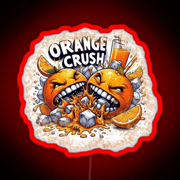 Orange Crush RGB Neon Sign