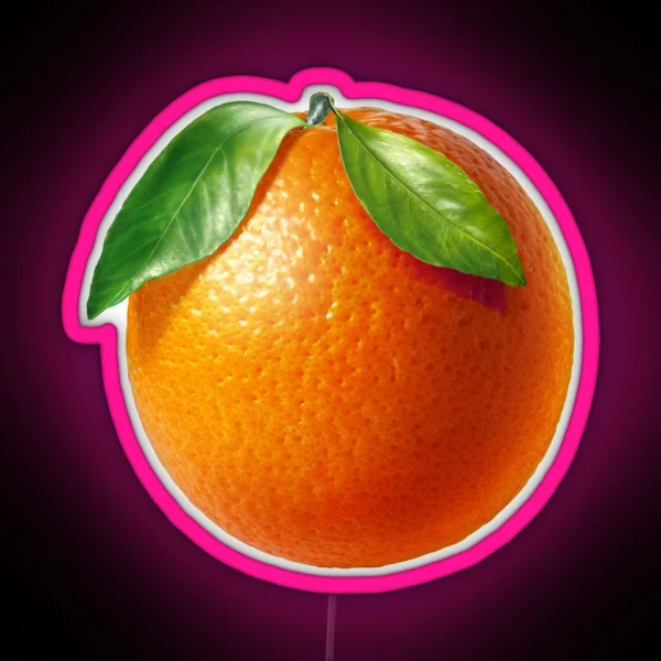 ORANGE Fruit RGB Neon Sign