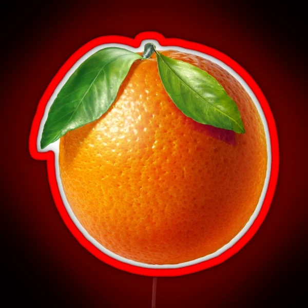 ORANGE Fruit RGB Neon Sign