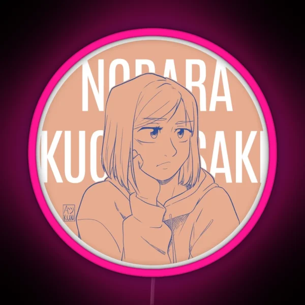 Orange Queen Kugisaki Nobara RGB Neon Sign