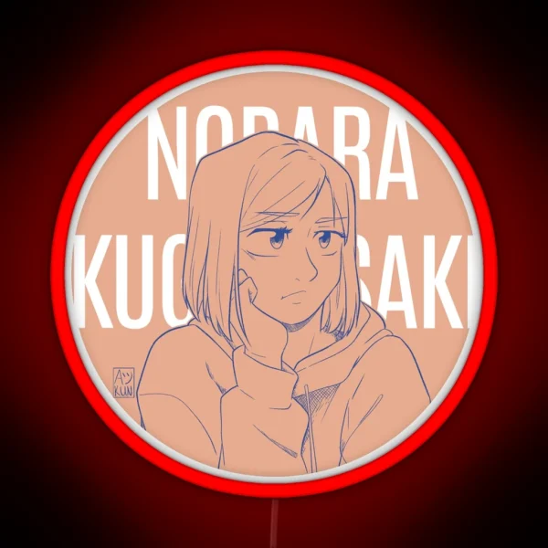 Orange Queen Kugisaki Nobara RGB Neon Sign