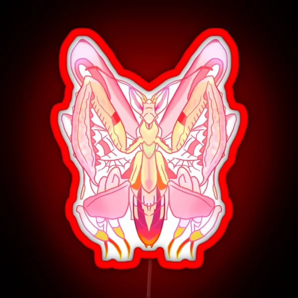 Orchid Mantis RGB Neon Sign