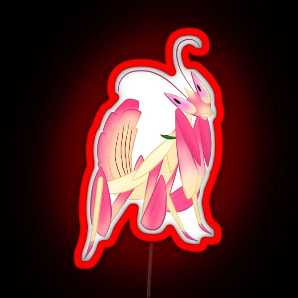 Orchid Mantis RGB Neon Sign