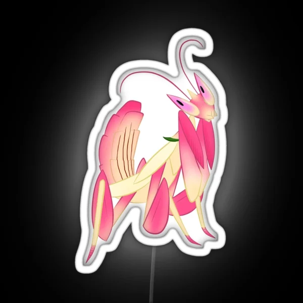 Orchid Mantis RGB Neon Sign