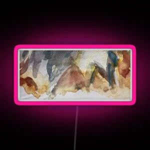Organic Fiber Flow RGB Neon Sign