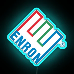 ORIGINAL ENRON LOGO RGB Neon Sign