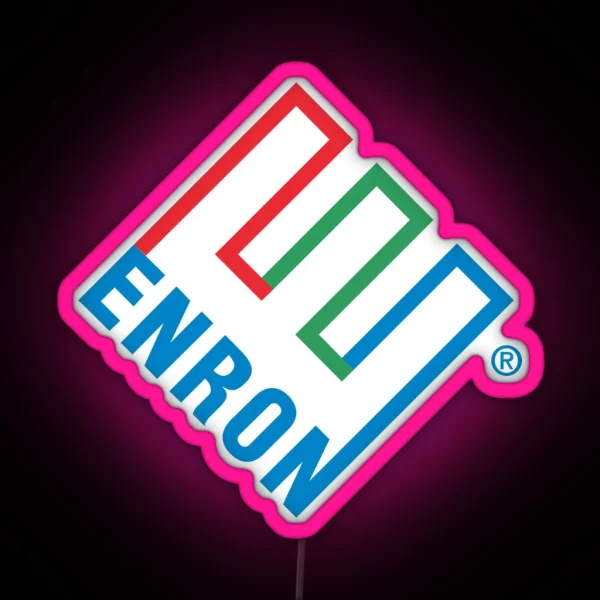 ORIGINAL ENRON LOGO RGB Neon Sign