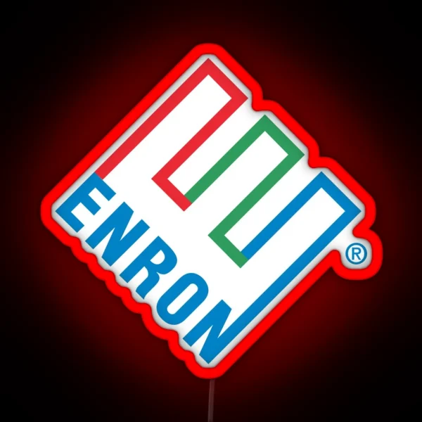 ORIGINAL ENRON LOGO RGB Neon Sign