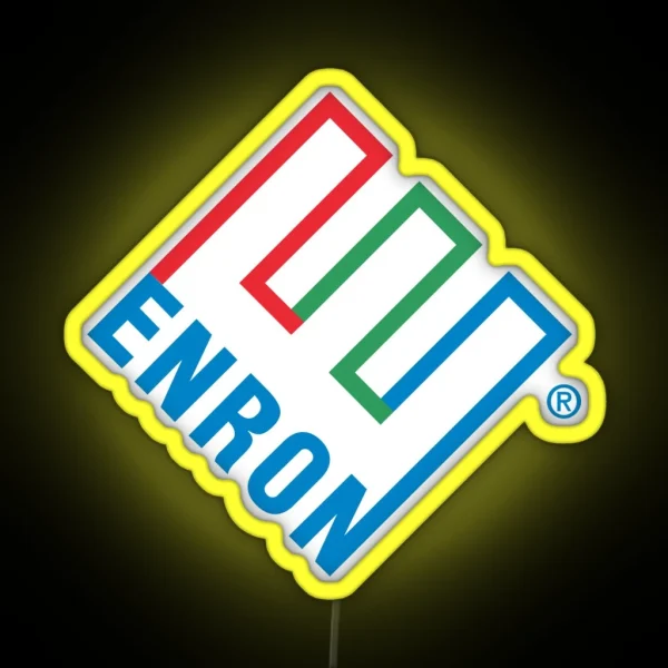ORIGINAL ENRON LOGO RGB Neon Sign