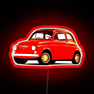 Original Fiat 500 RGB Neon Sign