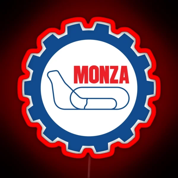 Original Monza Circuit Badge 1960s 70s 80s RGB Neon Sign