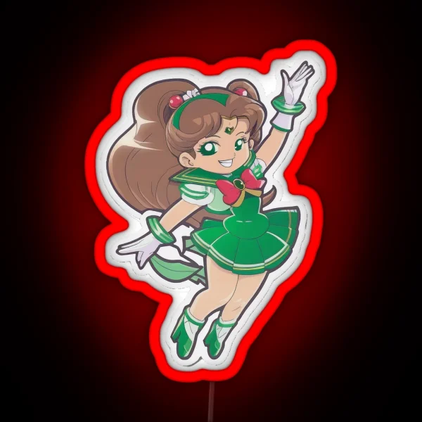 Original Sailor Jupiter RGB Neon Sign