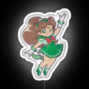 Original Sailor Jupiter RGB Neon Sign