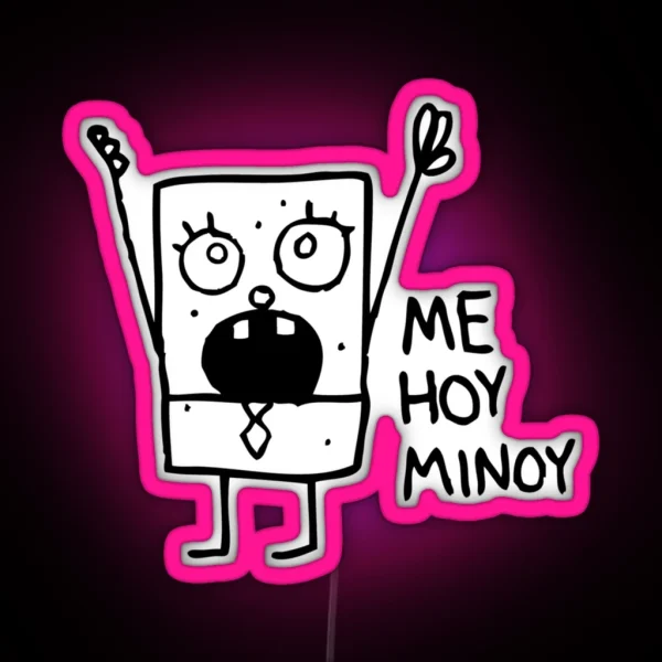 ORIGINAL Spongebob Doodlebob RGB Neon Sign