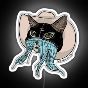 Orville Peck Kitty Cowboy Led Decal Design RGB Neon Sign