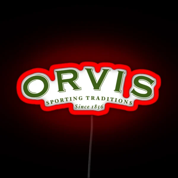 Orvis Fishing Logo RGB Neon Sign