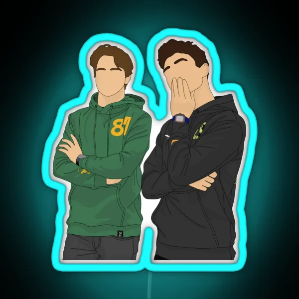 Oscar And Lando RGB Neon Sign