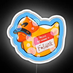 Oscar Piastri Duck RGB Neon Sign