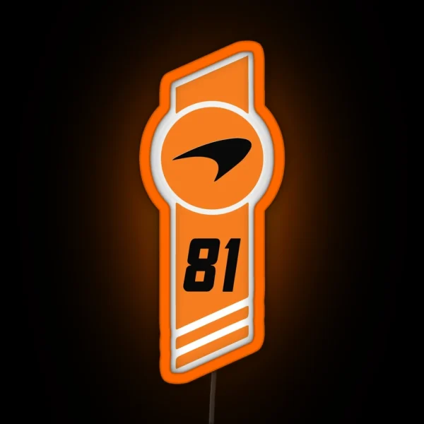 Oscar Piastri Next F1 Sensation RGB Neon Sign