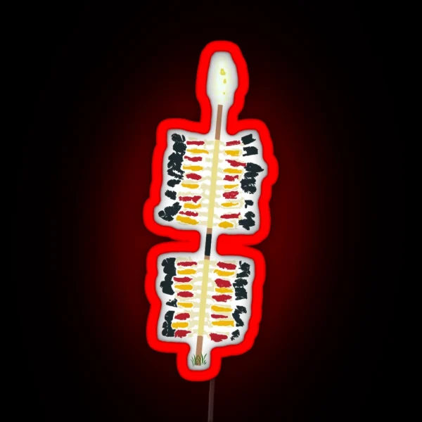 Osceola Spear In Ground RGB Neon Sign