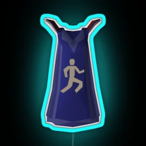 OSRS Runescape Agility Cape RGB Neon Sign