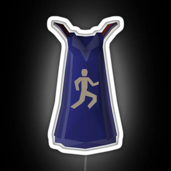 OSRS Runescape Agility Cape RGB Neon Sign